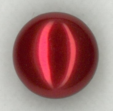 HALF ROUND PEARL BUTTON - SIZE 12 - RED