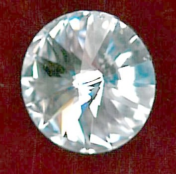 SWAROVSKI CRYSTAL BUTTON - SIZE 10 - CLEAR