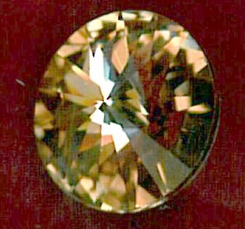 SWAROVSKI CRYSTAL BUTTON - SIZE 10 - COPPER