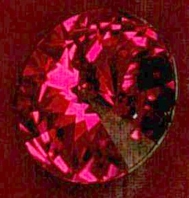 SWAROVSKI CRYSTAL BUTTON - SIZE 10 - RUBY