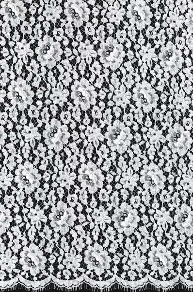 CORDED FRENCH LACE - IVORY