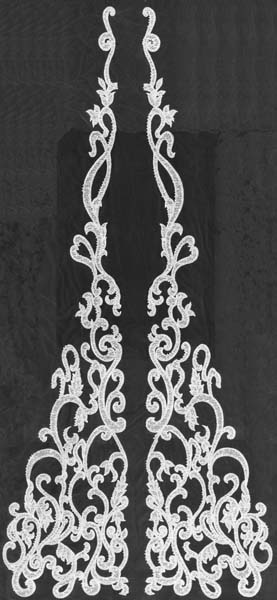 BEADED MOTIF - IVORY