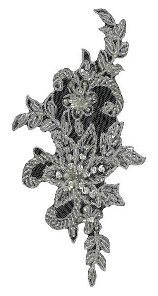 CRYSTAL BEADED MOTIF - IV