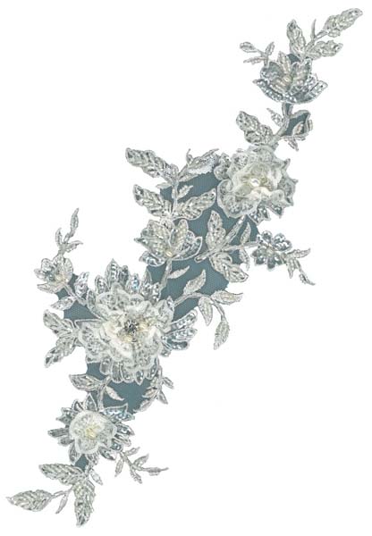 3D CRYSTAL BEADED MOTIF - IV