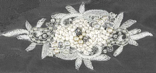 3D CRYSTAL BEADED MOTIF (SOLD SINGULARLY) - IV