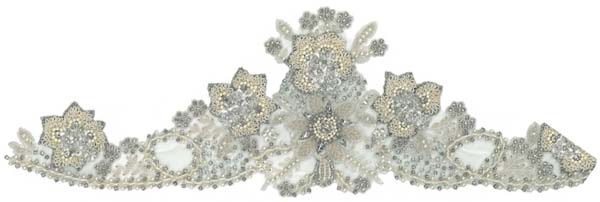 3D CRYSTAL BEADED MOTIF (SOLD SINGULARLY) - IV