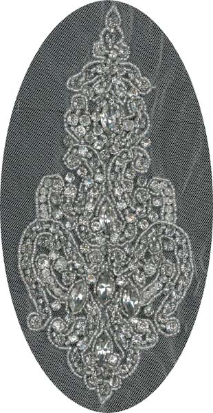 CRYSTAL BEADED MOTIF (SOLD SINGULARLY)