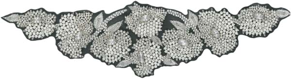 BEADED MOTIF (SOLD SINGULARLY) - IVORY